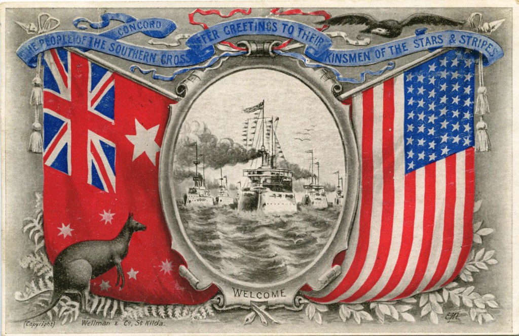 The 'Great White Fleet' visits Australia - 1908 — related to Guns and ammo
